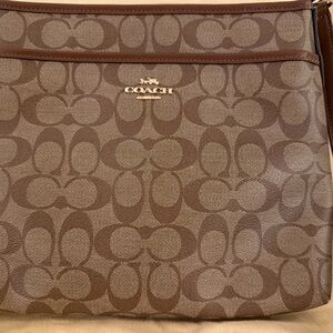 Coach Dark Brown Leather Interior